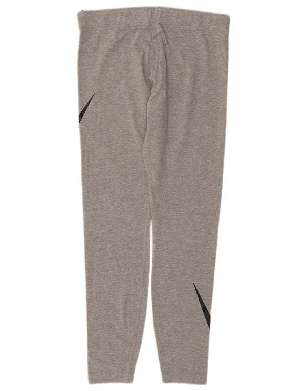 Leggings grafici da donna NIKE UK 14 grande cotone grigio