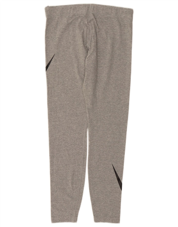 Leggings grafici da donna NIKE UK 14 grande cotone grigio
