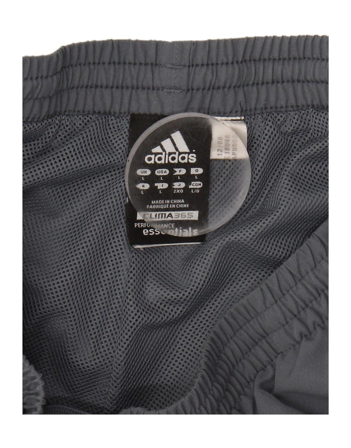 ADIDAS Mens Clima 365 Sport Shorts Large  Grey Polyester Vintage Adidas and Second-Hand Adidas from Messina Hembry 