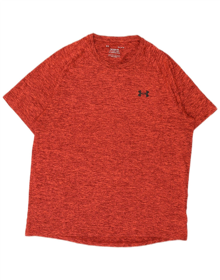 Maglietta da uomo Under Armour Top rosso medio chiazzato