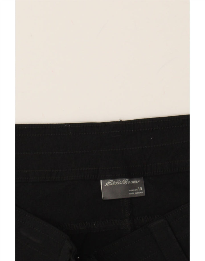 EDDIE BAUER Womens Cargo Shorts US 14 XL W34  Black Nylon Vintage Eddie Bauer and Second-Hand Eddie Bauer from Messina Hembry 