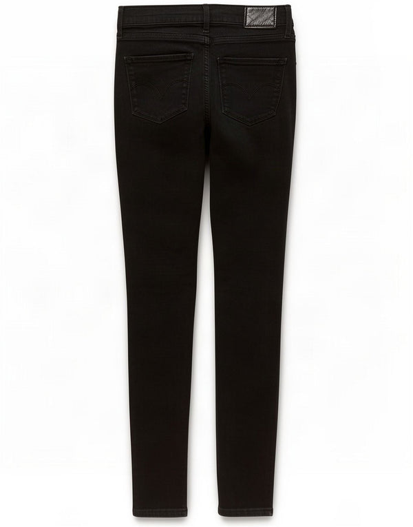 Levi's Jeans skinny a vita alta 721 da donna W27 L30 Cotone nero