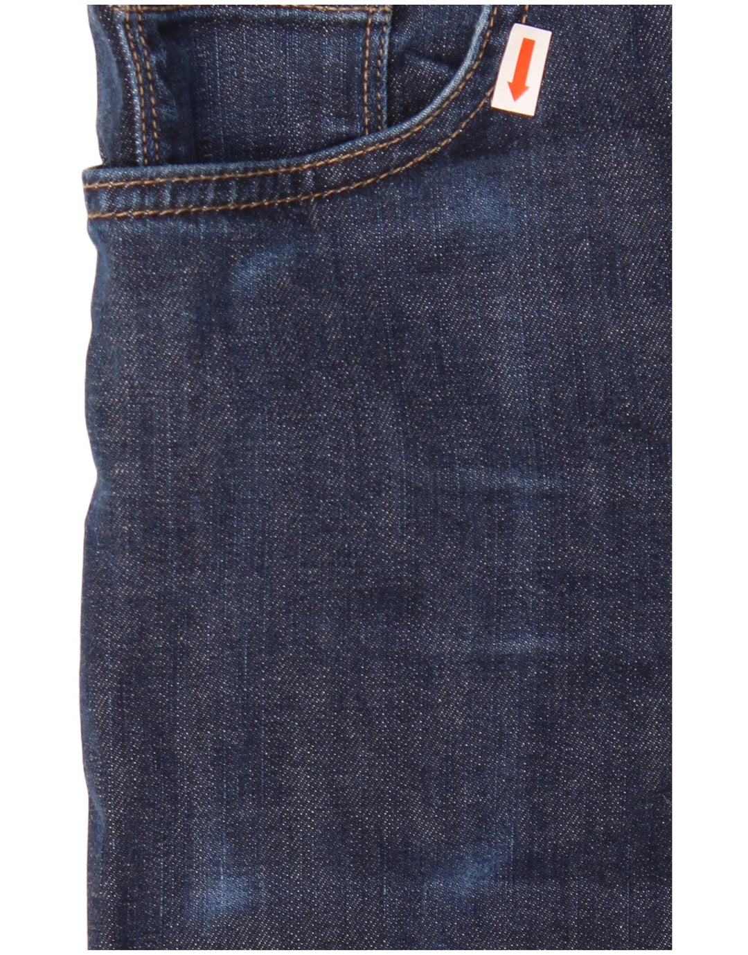 Jeans slim da uomo HUGO BOSS W34 L34 cotone blu navy