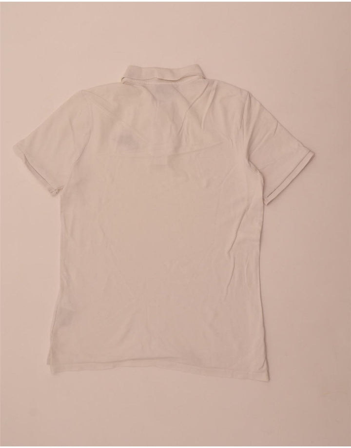 Polo Nike da uomo in cotone bianco medio