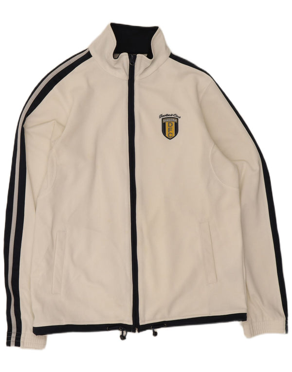 Giacca da tuta da uomo Diadora UK 36 Small Poliestere color block bianco