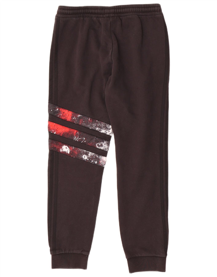 Pantaloni da tuta da uomo ADIDAS Joggers grandi in cotone color block nero