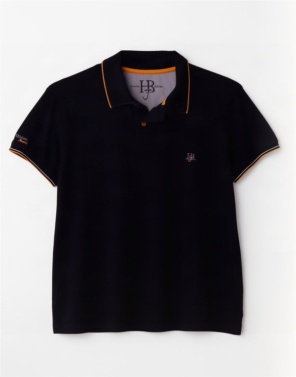 Polo da uomo Harmont & Blaine piccola in cotone blu navy