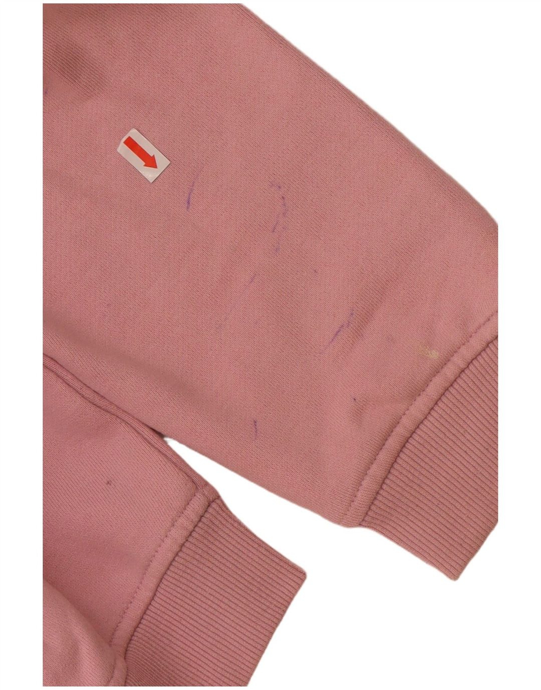 ELLESSE Felpa con grafica da donna Maglione UK 12 Cotone rosa medio