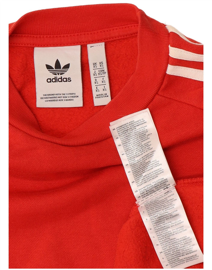 Felpa Adidas Uomo Maglione XS Rosso Cotone