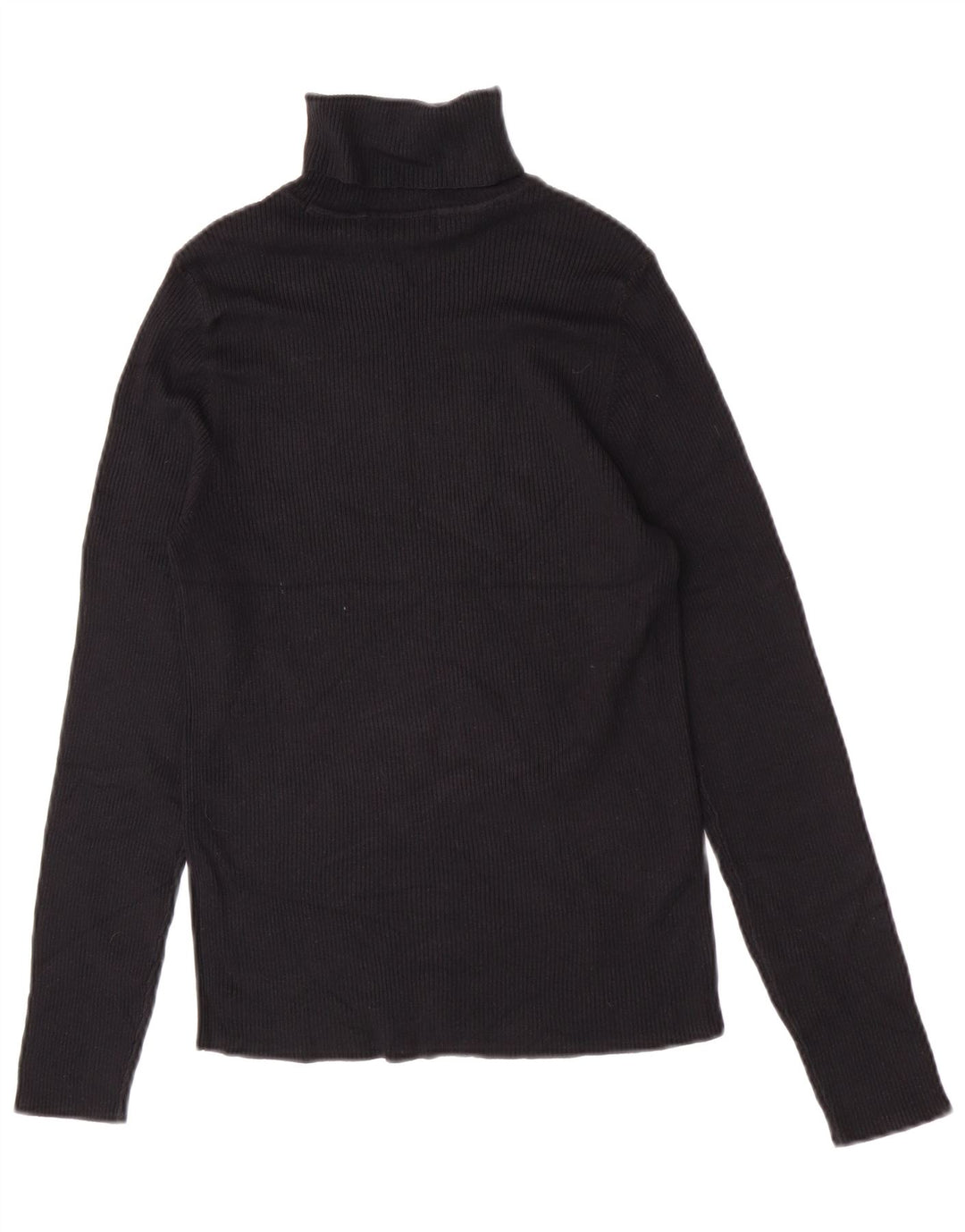 Maglione maglione a collo alto da donna Marks & Spencer UK 12 medio nero