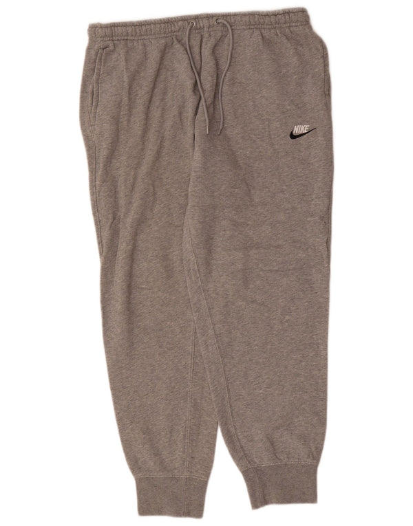 Pantaloni da tuta da uomo Nike Joggers grandi in cotone chiazzato grigio