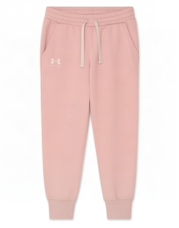 Pantaloni da tuta da donna Under Armour da jogging UK 14 cotone rosa medio