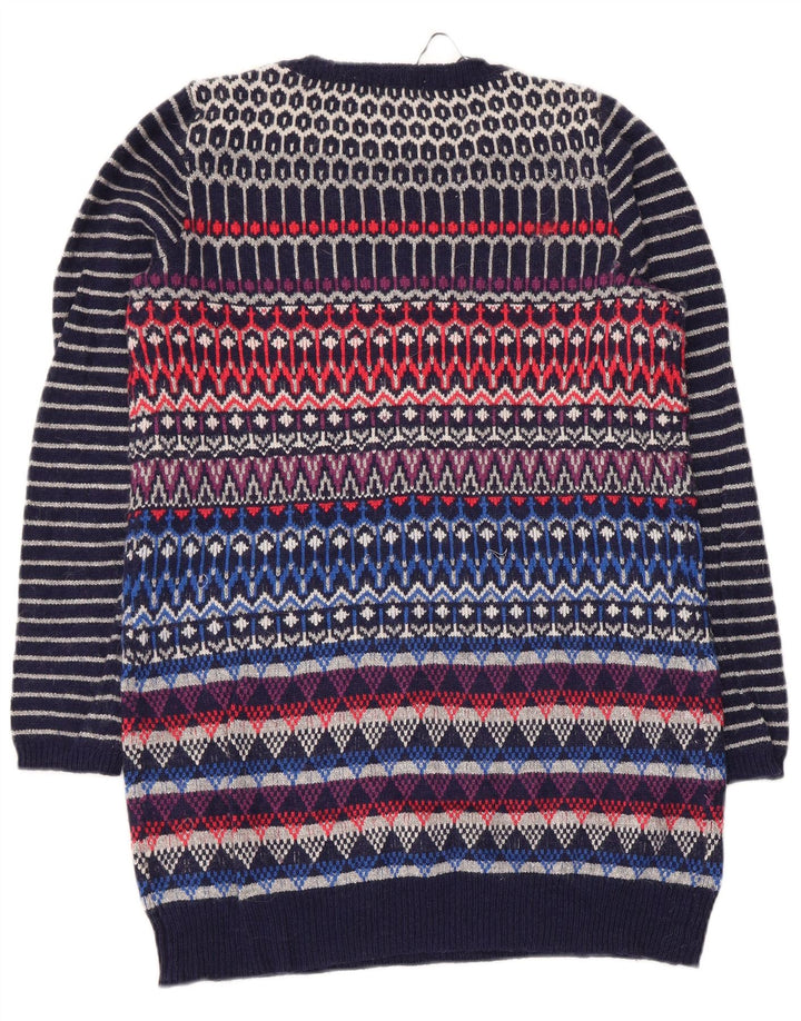 Maglione maglione girocollo da donna Marks & Spencer UK 12 medio multicolore