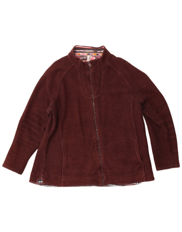 WEIRD FISH Giacca da tuta da donna UK 20 2XL Cotone marrone