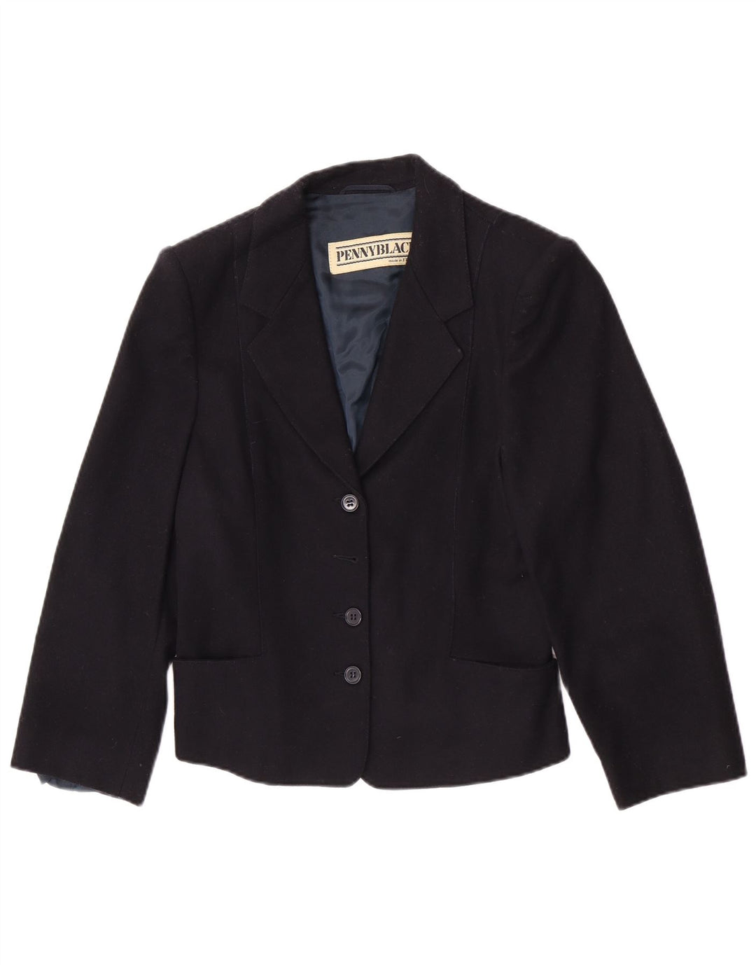 Giacca blazer a 3 bottoni da donna Penny Black UK 10 piccola in lana