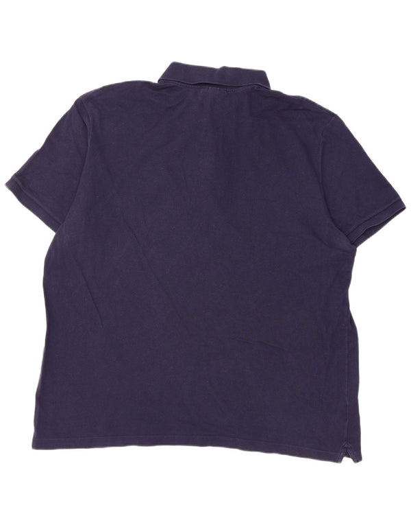 Polo da uomo slim fit Lacoste taglia 8 3XL cotone blu navy