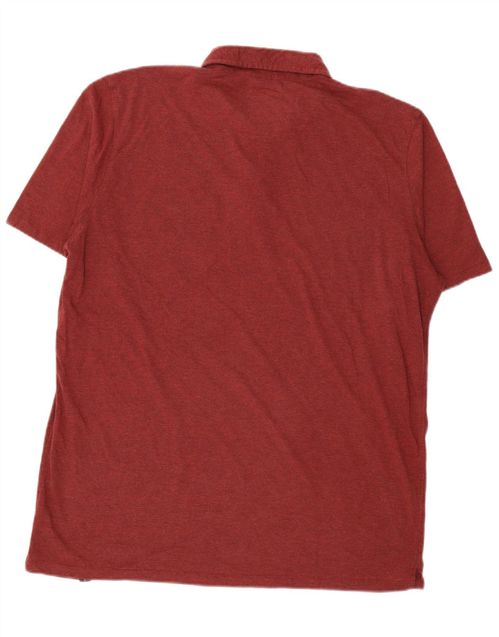 Polo Prana da uomo grande rossa