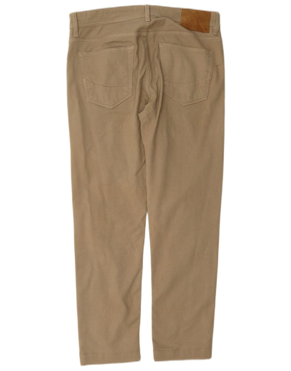 Pantaloni casual slim da uomo SIVIGLIA W34 L30 in cotone beige