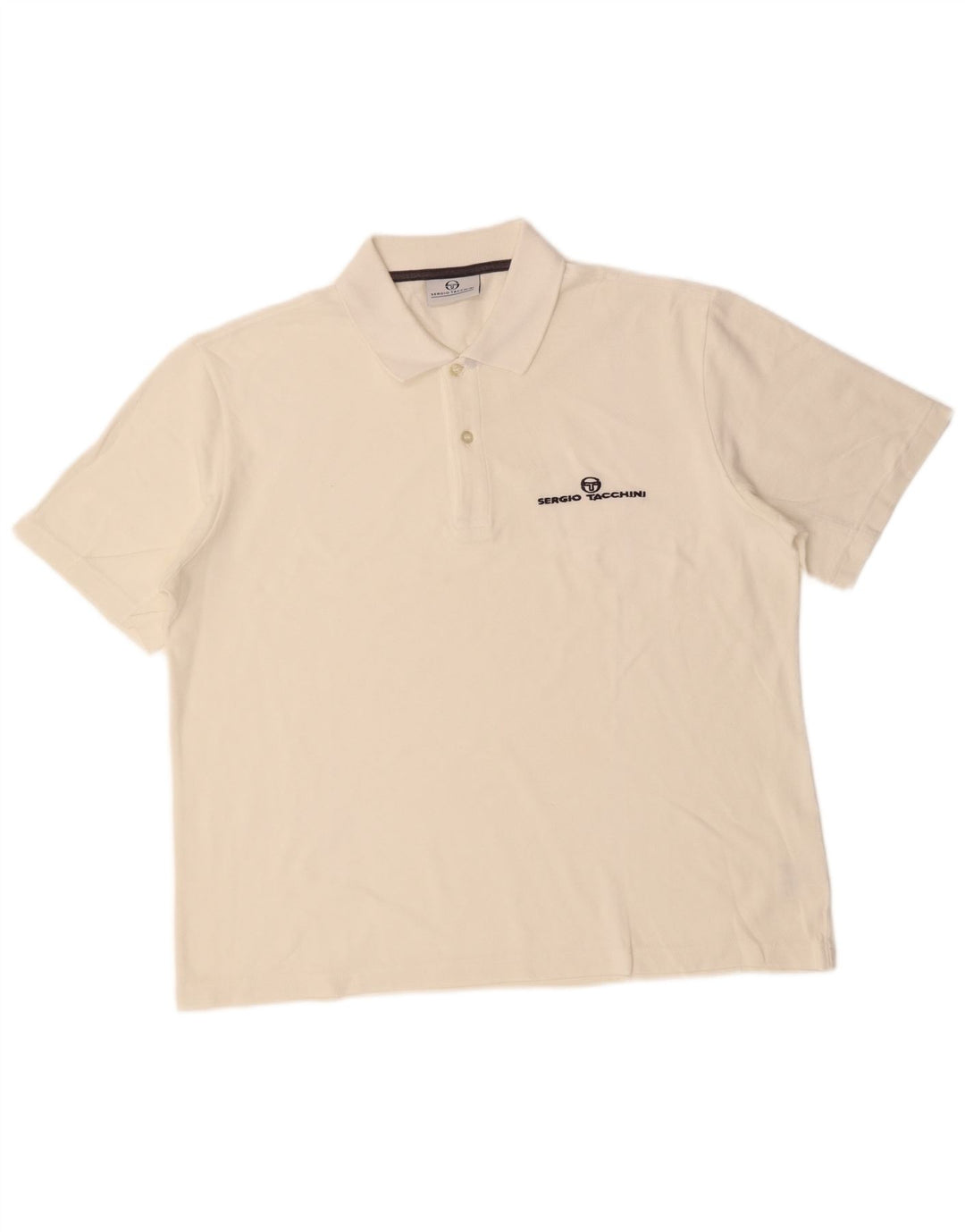 SERGIO TACCHINI Polo Uomo XL Cotone Bianco