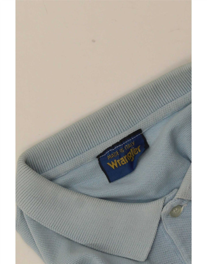 Polo da uomo Wrangler blu medio