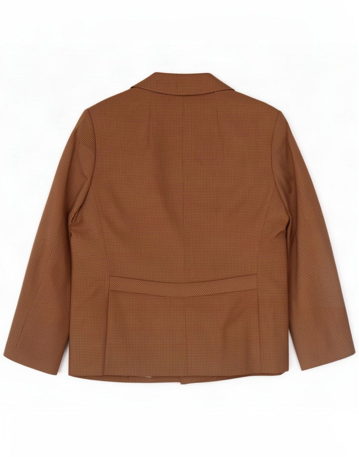 Goldix Giacca blazer da donna a 4 bottoni UK 14 Marrone medio