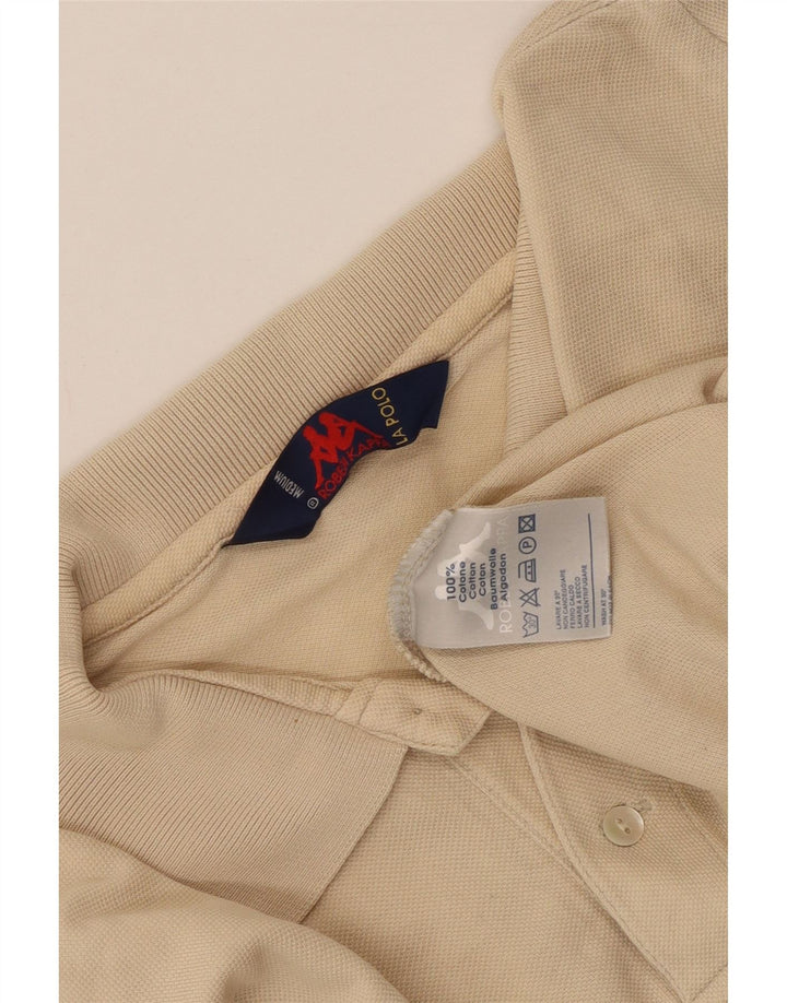 Polo Kappa Uomo Cotone Beige Medio