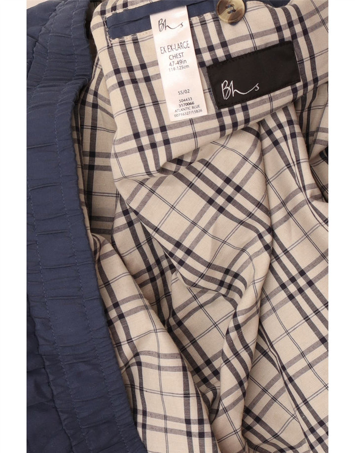 Giubbotto bomber da uomo Bhs UK 47/49 2XL Cotone blu navy