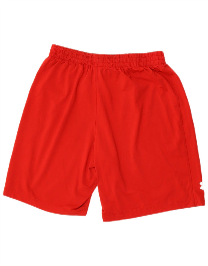 Pantaloncini sportivi da ragazzo Under Armour 11-12 anni Large Rosso Poliestere