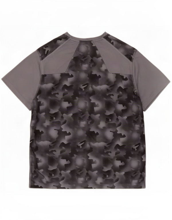 T-shirt da uomo Mountain Warehouse Top 2XL Poliestere mimetico grigio