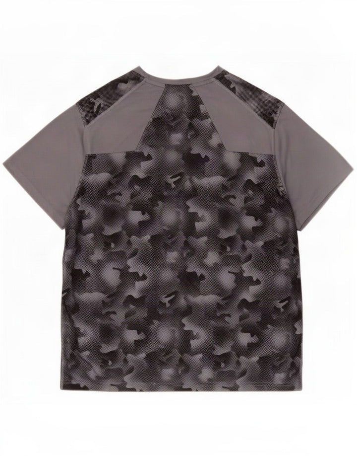 T-shirt da uomo Mountain Warehouse Top 2XL Poliestere mimetico grigio