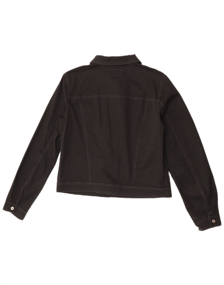 Giubbotto Bomber Donna Byblos IT 50 XL Nero Cotone