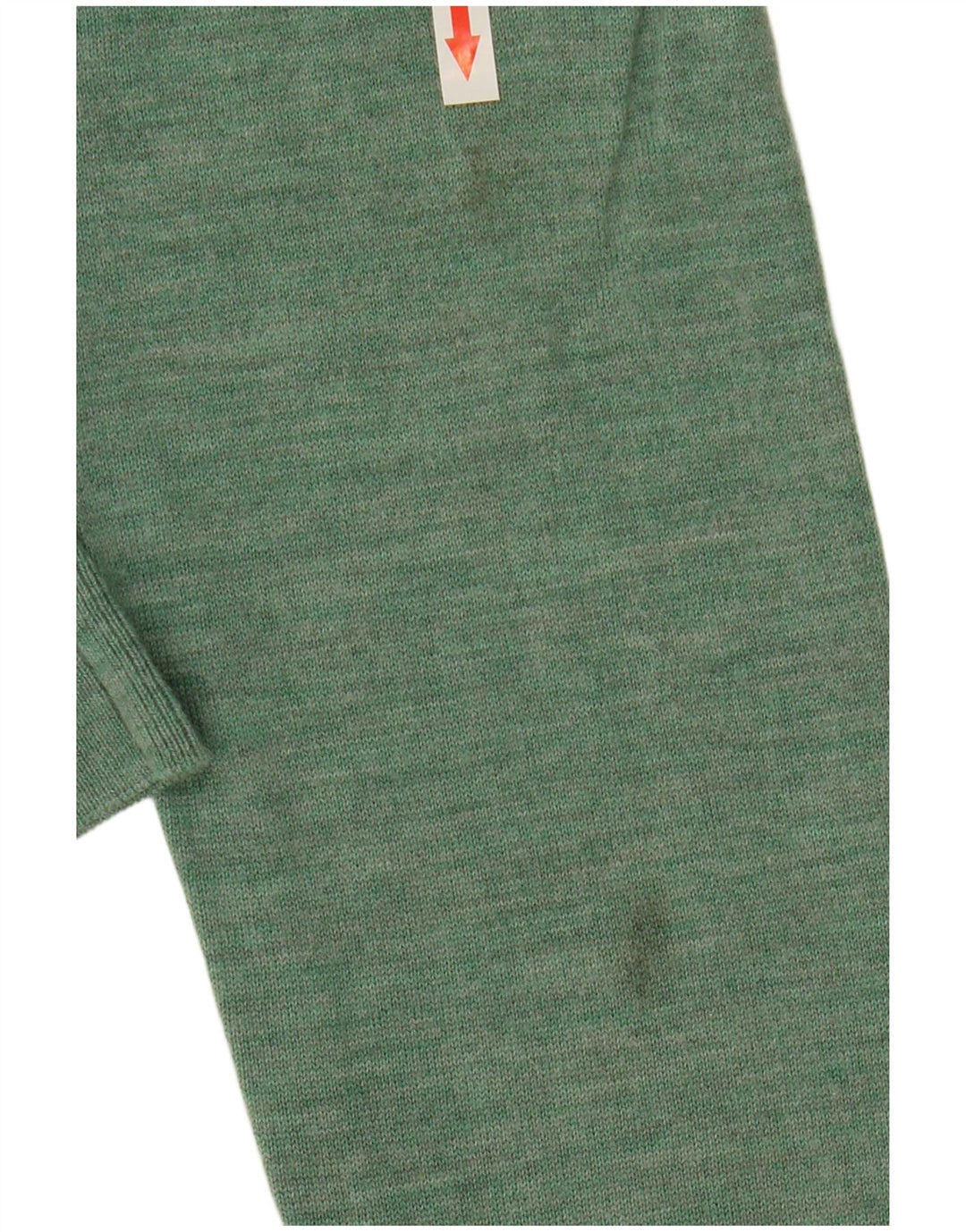Maglione da uomo girocollo John Lewis in lana merino verde medio
