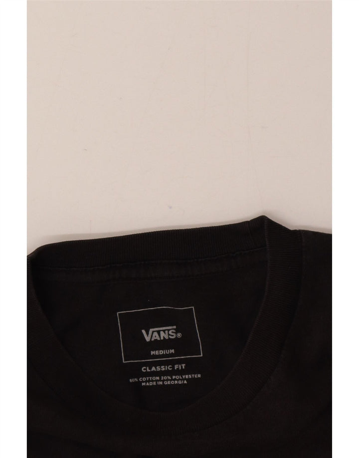 T-shirt da uomo Vans Classic Fit, top in cotone color block grigio medio