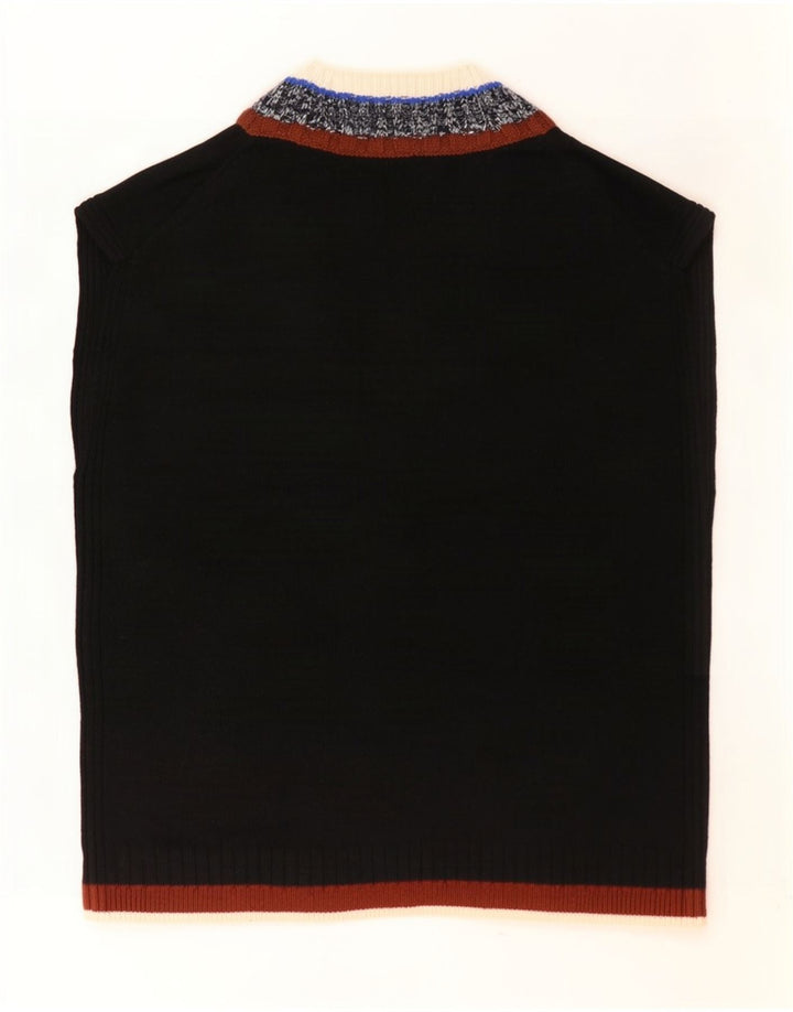 Cos Canottiera da uomo Canotta Medium Black Colourblock Wool