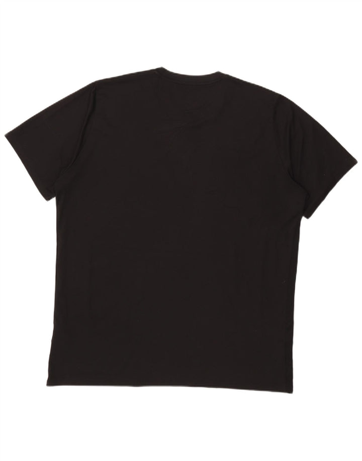 T-shirt Nike Dri Fit da uomo 2XL nera in poliestere