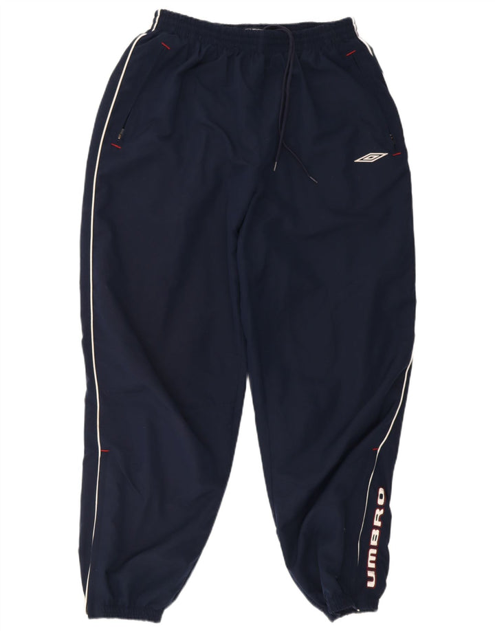 Pantaloni da tuta con grafica da uomo Umbro Joggers XL poliestere blu navy