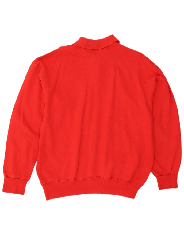 Maglione maglione da uomo con collo alto Champion XL in cotone rosso
