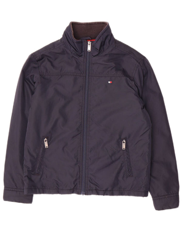 Giubbotto bomber da bambino Tommy Hilfiger 9-10 anni in nylon blu navy