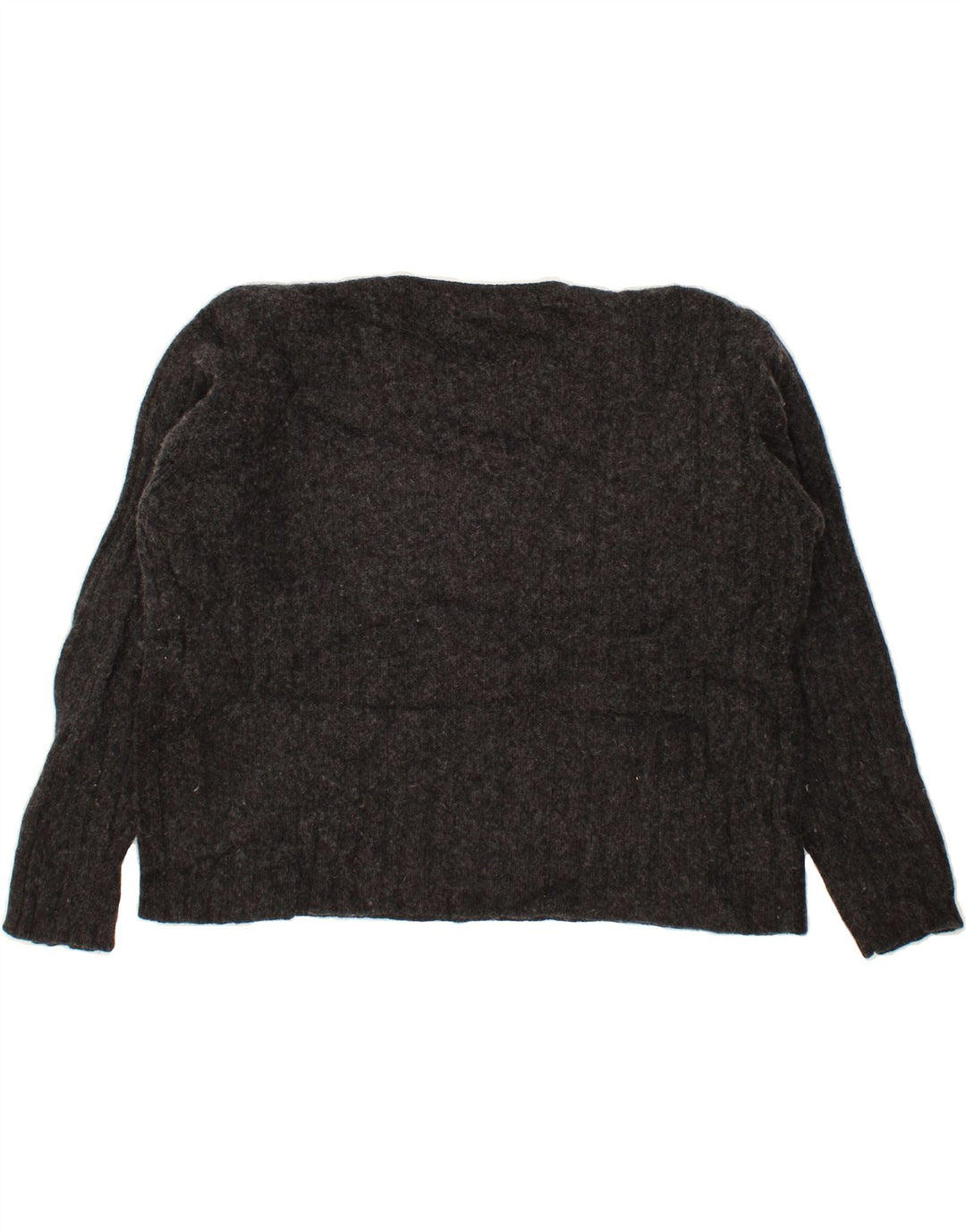 J. CREW Womens Oversized V-Neck Jumper Sweater UK 16 Large Black Wool Vintage J. Crew and Second-Hand J. Crew from Messina Hembry 