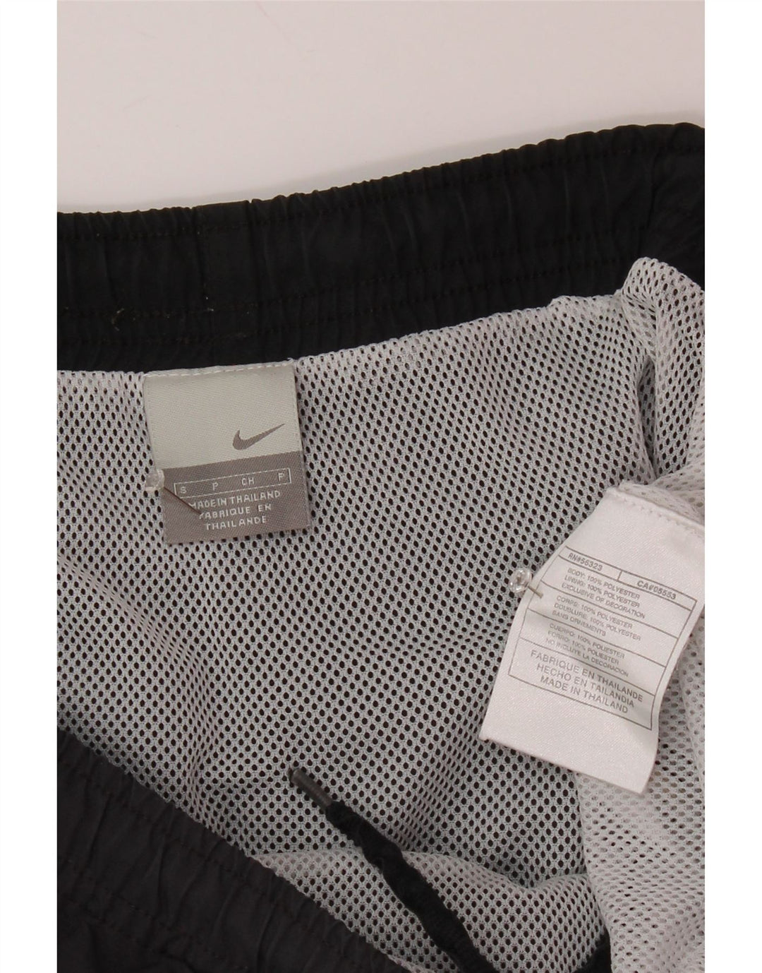 Pantaloncini da bagno da uomo NIKE piccoli neri in poliestere