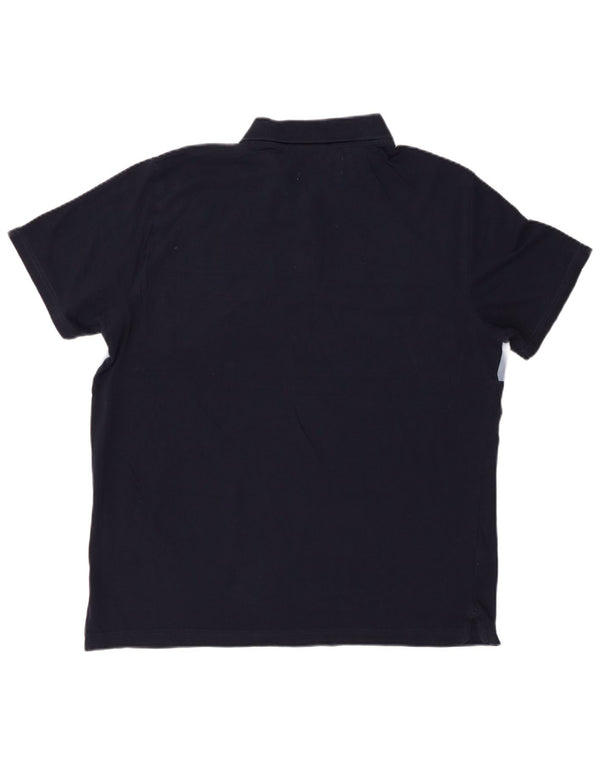 PENGUIN Polo da uomo XL in cotone a righe blu navy