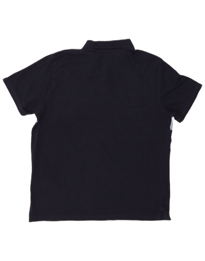 PENGUIN Polo da uomo XL in cotone a righe blu navy