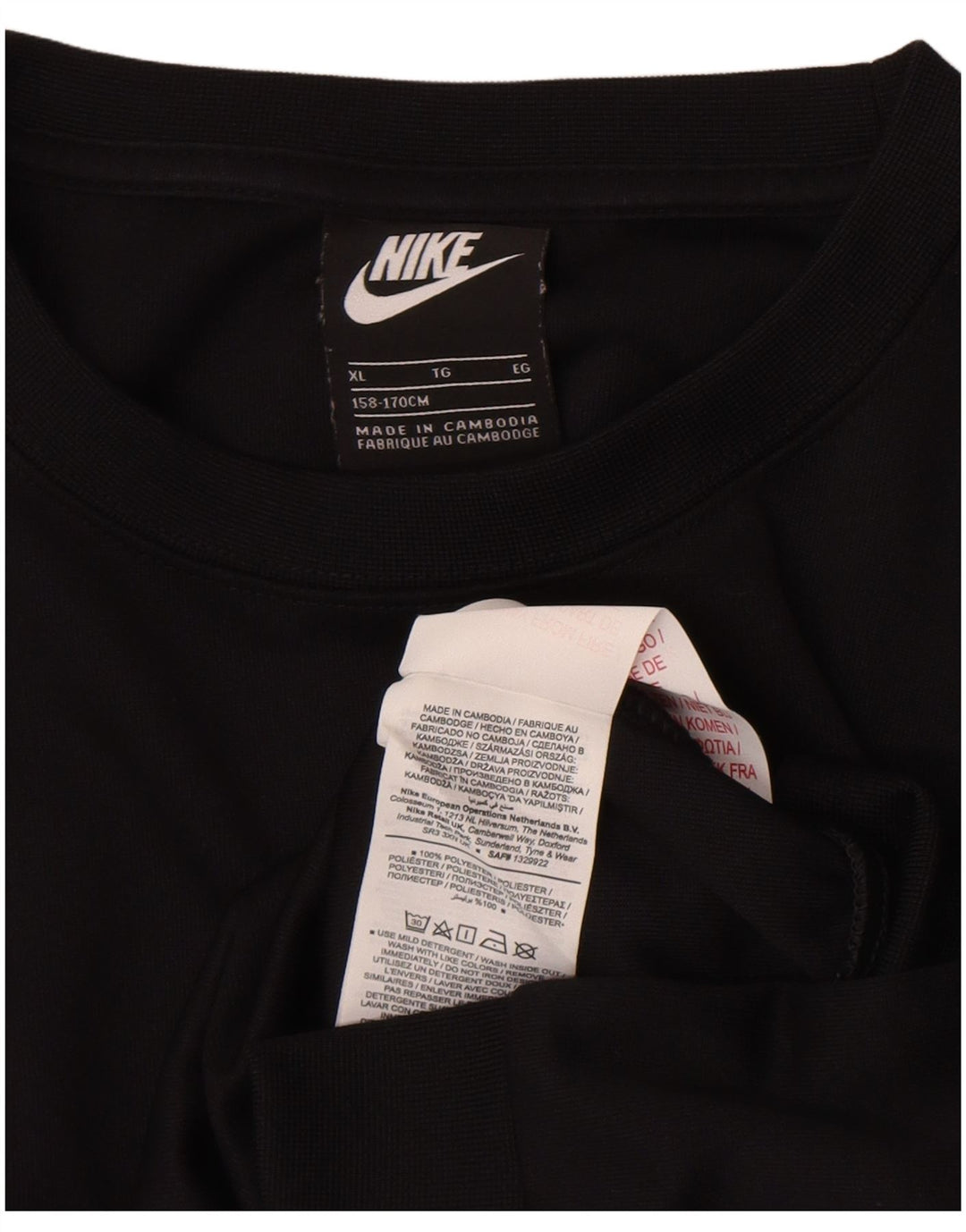 Felpa Nike Ragazzi Maglione 13-14 anni XL Nero Poliestere