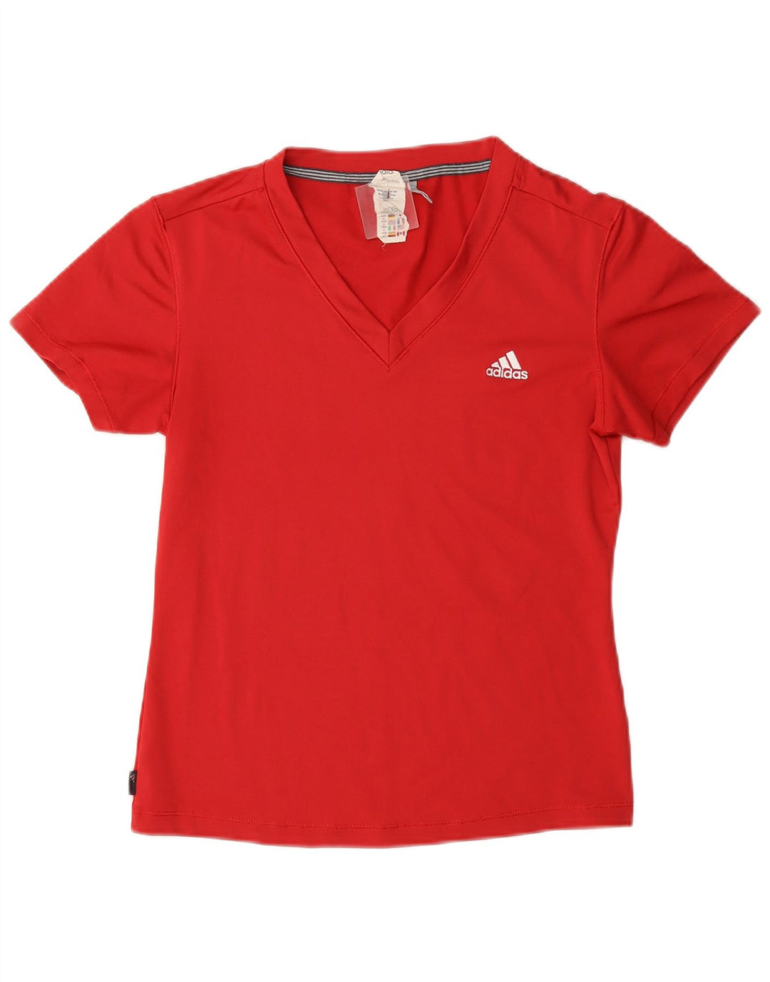 T-shirt Adidas Clima 365 da donna Top UK 14 poliestere rosso medio