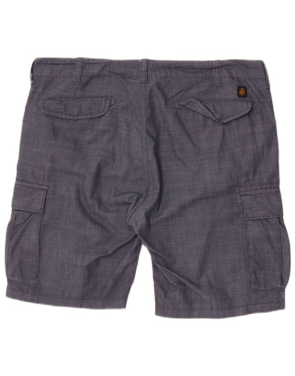 Pantaloncini cargo da uomo Refrigiwear IT 54 2XL W40 Blu Navy Cotone