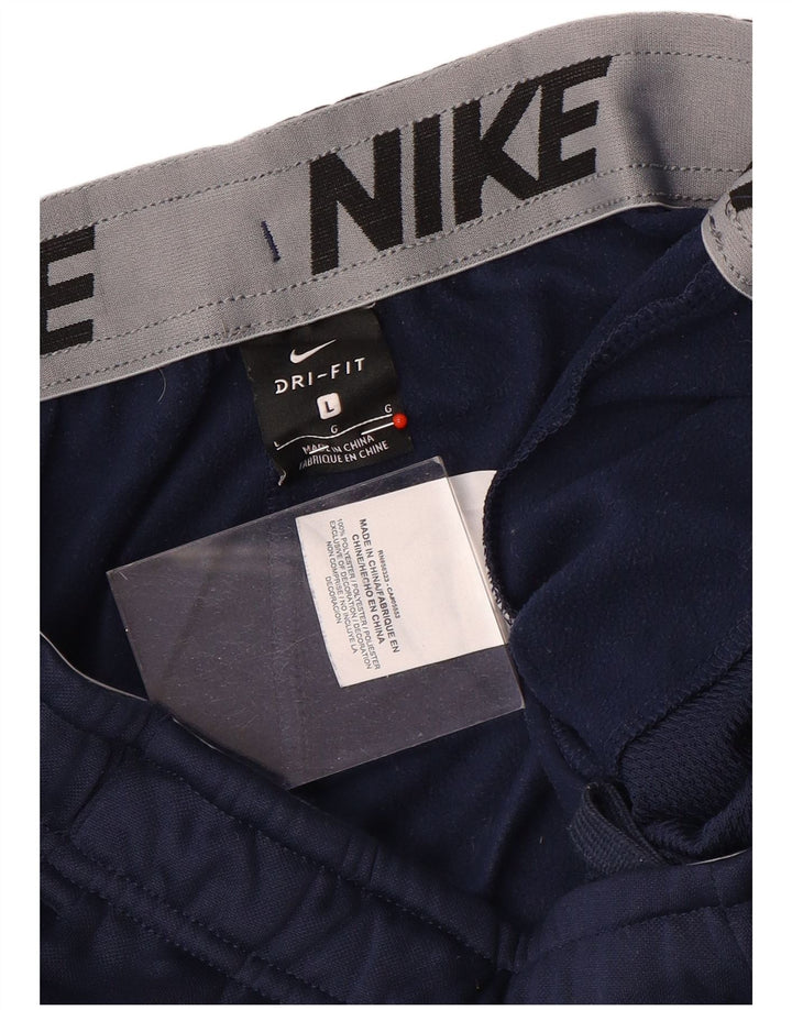 Pantaloni della tuta da uomo Nike Michigan Large in poliestere blu navy