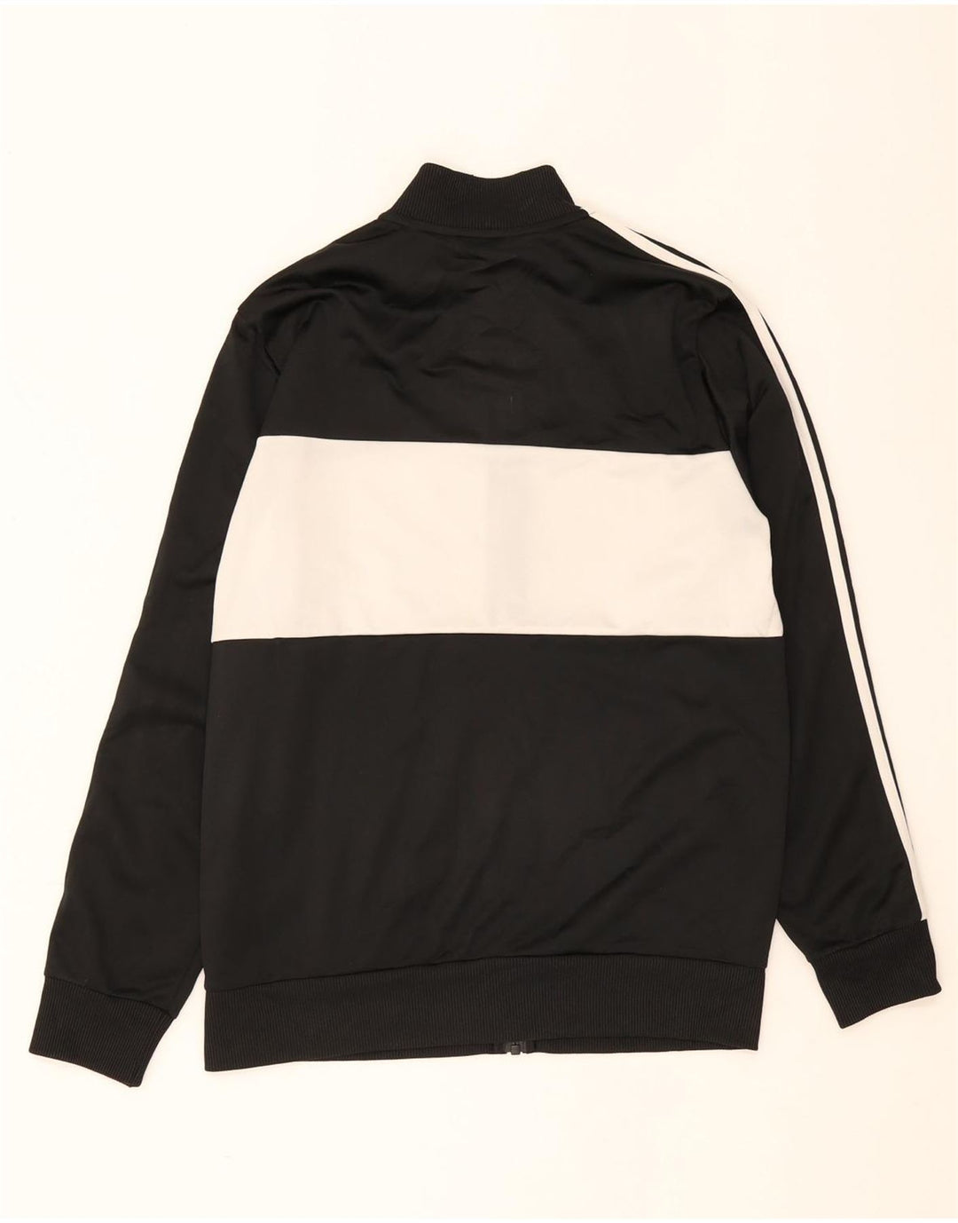 Giacca da tuta da ragazzo Adidas 15-16 anni in poliestere color block nero