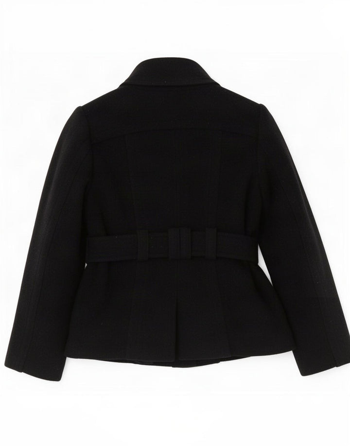 Cappotto da marinaio da donna Zara UK 12 medio in lana nera