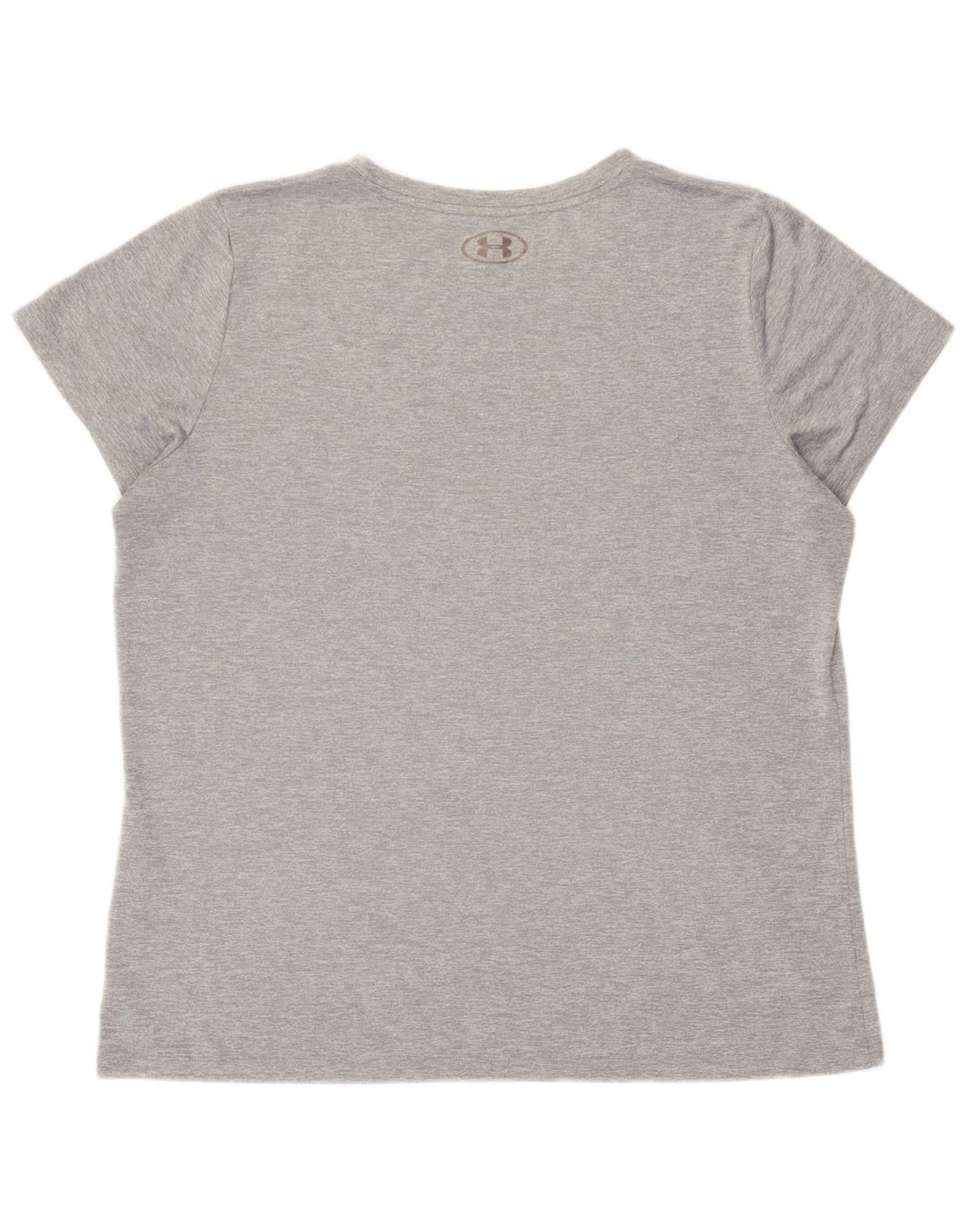 Maglietta grafica da donna Under Armour Top UK 18 XL Poliestere chiazzato grigio