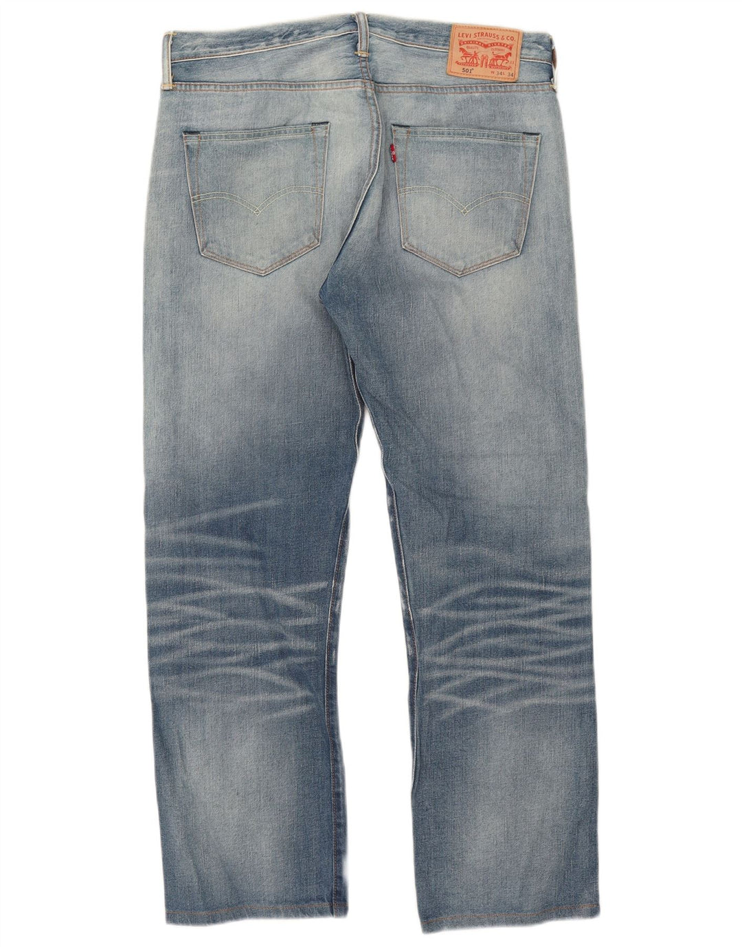 Jeans dritti da uomo Levi's 501 W34 L28 cotone blu